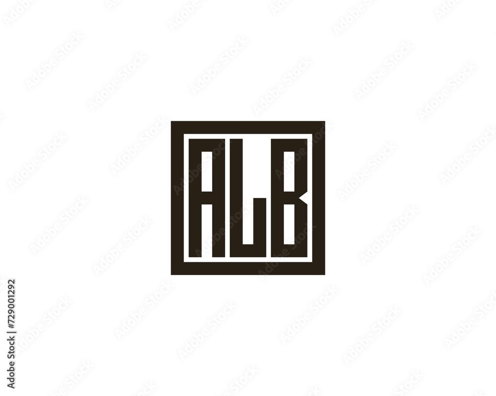 ALB Logo design vector template ALB Logo design vector template