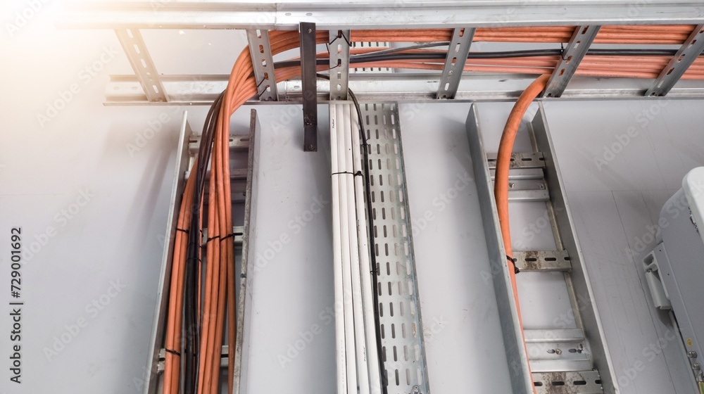 Fototapeta premium Installation AC cable inverters for high temperature spesification.