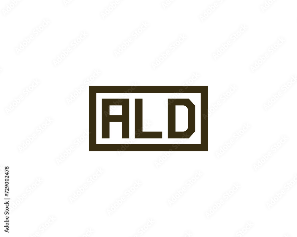 ALD Logo design vector template ALD Logo design vector template