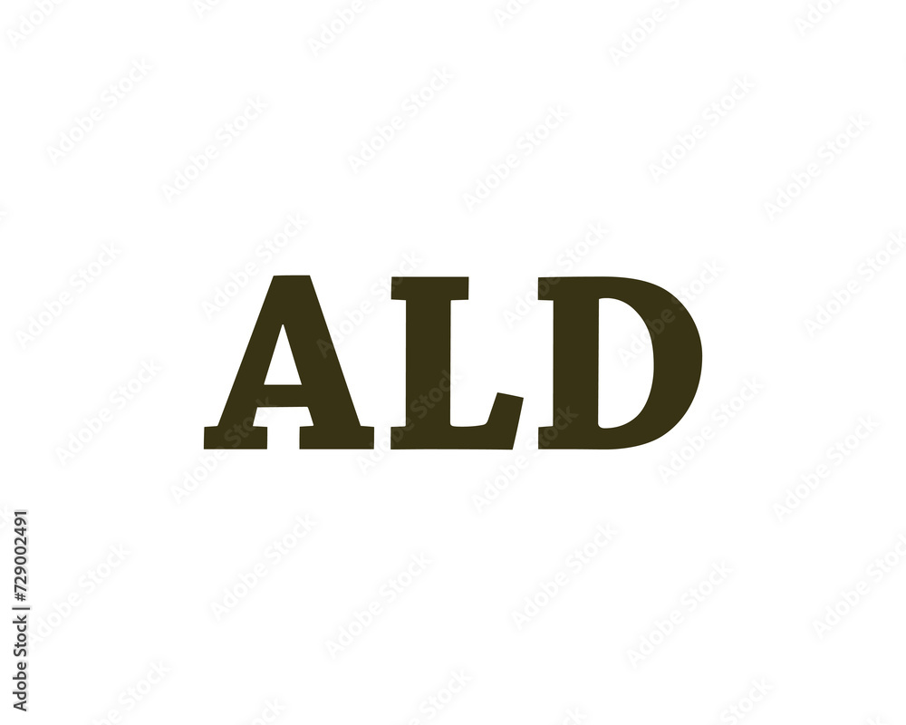 ALD Logo design vector template ALD Logo design vector template