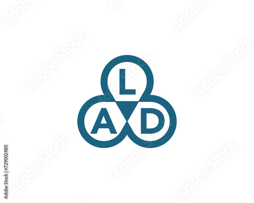 ALD Logo design vector template