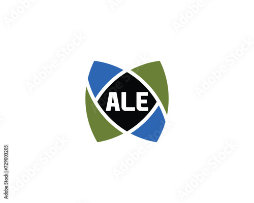 Free Download ALE logo design vector template - GFXLoad