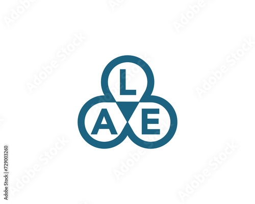 ALE logo design vector template