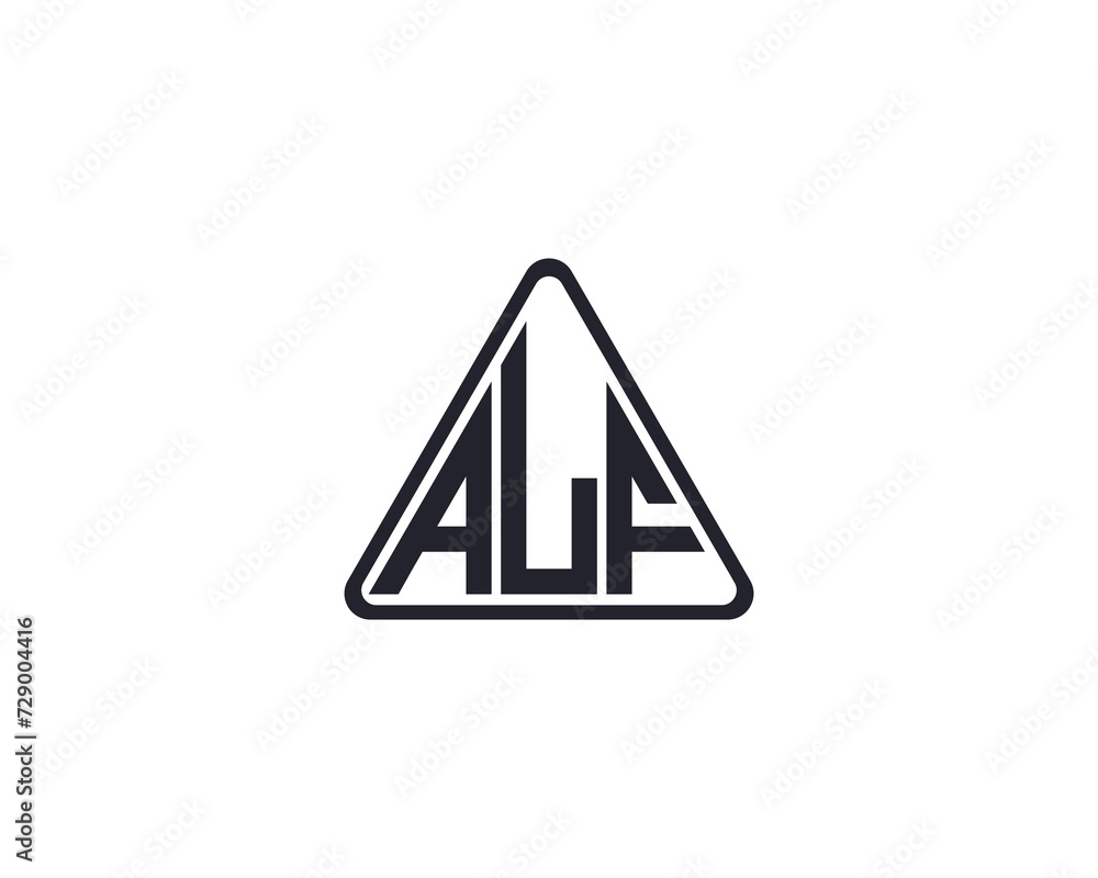 ALF Logo design vector template ALF Logo design vector template