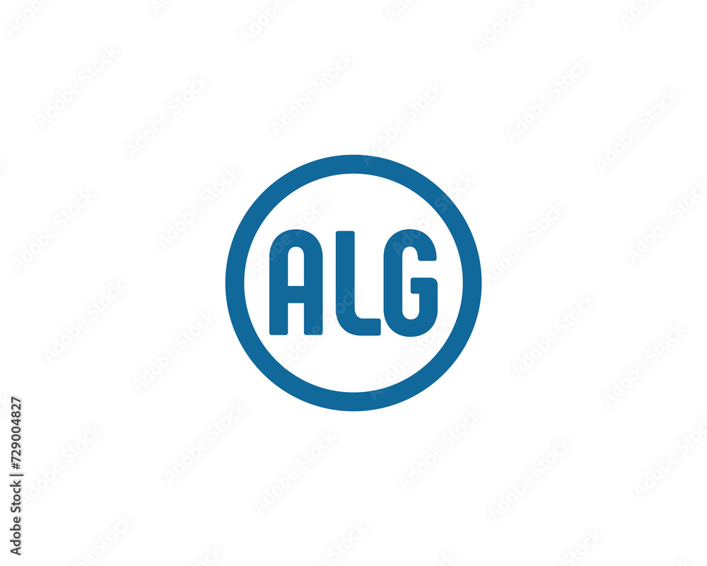 ALG Logo design vector template ALG Logo design vector template