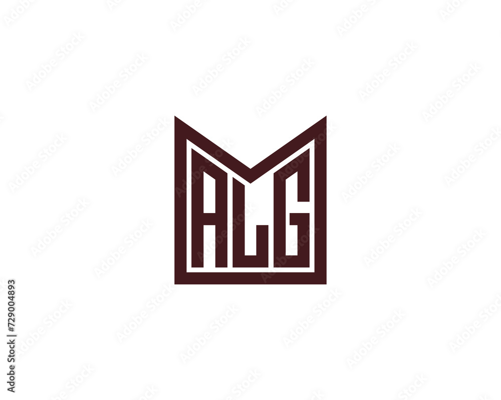 ALG Logo design vector template ALG Logo design vector template
