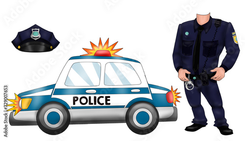 police officer with a gun