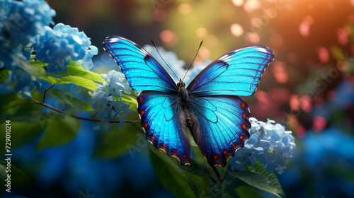 butterfly on a flower © Farwa