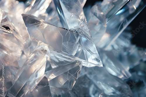 Name: Ice Crystals and Cubes in Glass