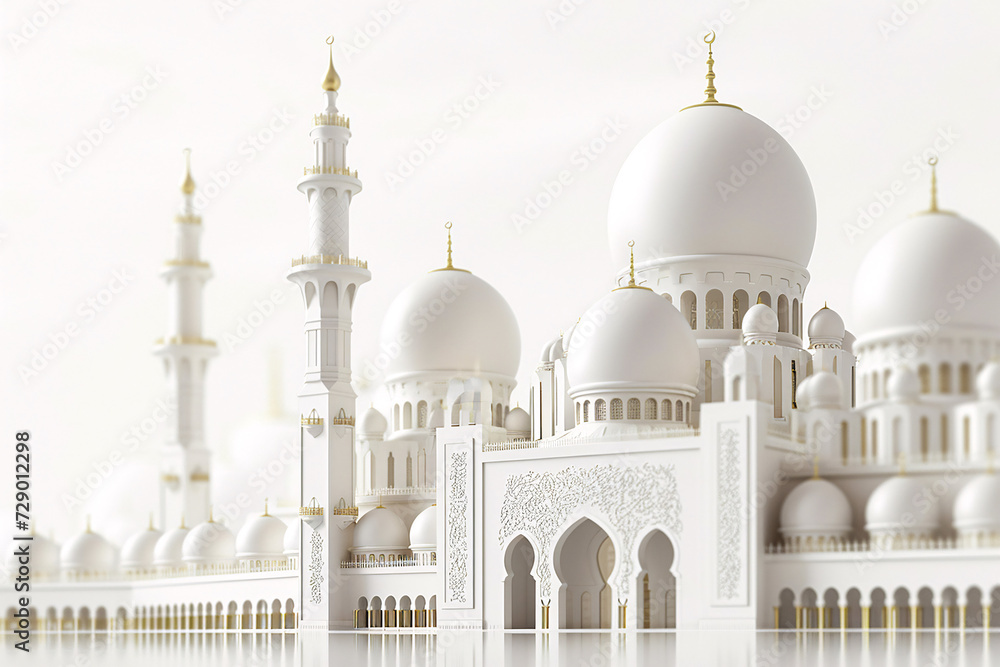Obraz premium ramadan Kareem, Ramadan crescent moon, Eid Mubarak Islamic festival social media banner and Eid Mubarak Post Template, islam