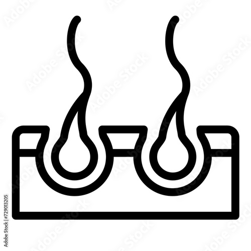 Thinning Hair problem icon