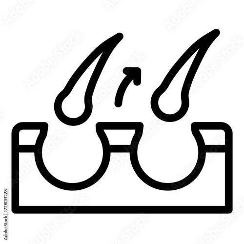 Hair Fall problem icon