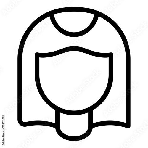 Woman Hair Loss icon