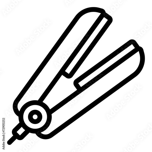 Hair Iron beauty icon