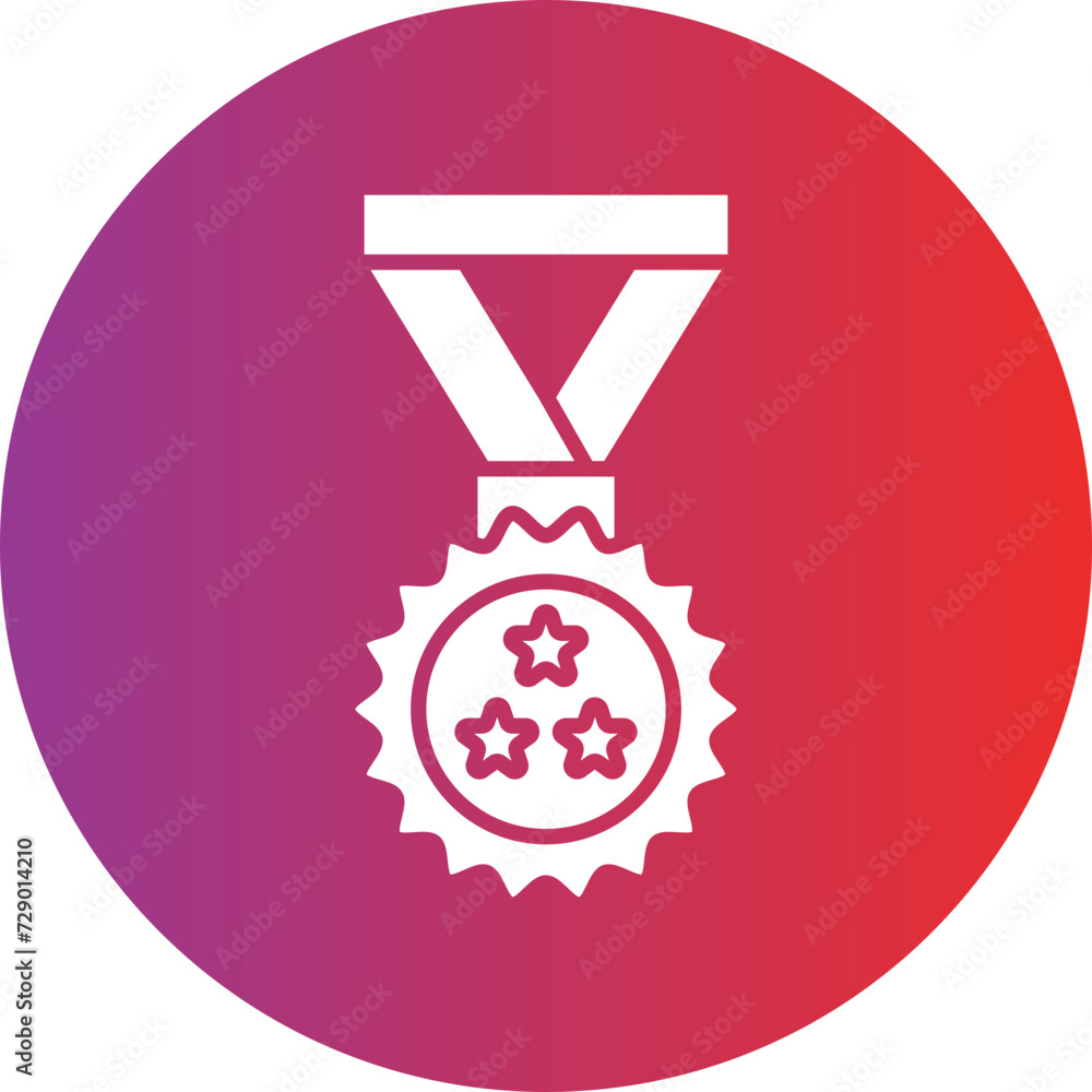 Gold Medal Icon Style Gold Medal Icon Style