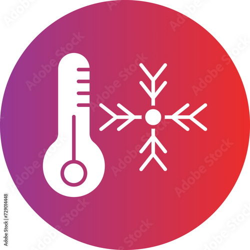 Hypothermia Icon Style