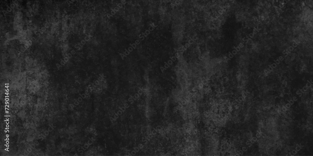 Black decorative plaster cement wall abstract wallpaper old texture.aquarelle stains with scratches sand tile,grunge wall,blank concrete.iron rust.metal background.
