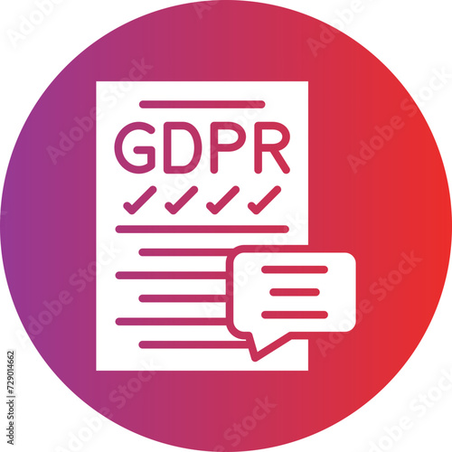 Gdpr Compliance Icon Style