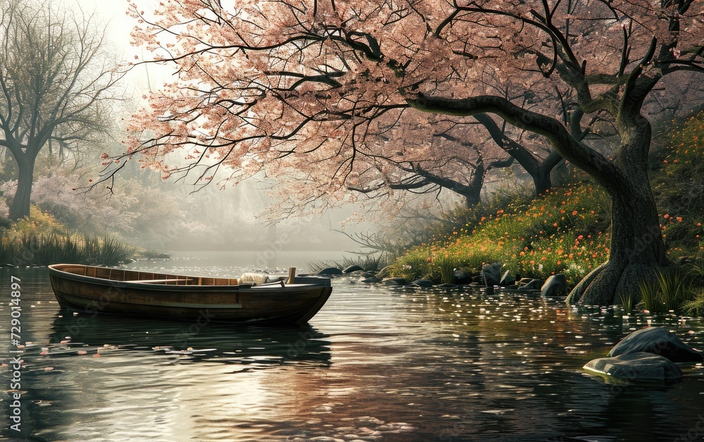 A Scene of Calm and Serenity