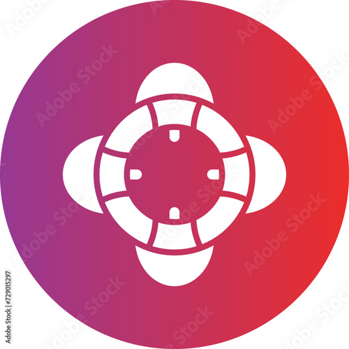 Life Preserver Icon Style