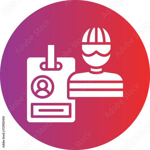 Identity Theft Icon Style
