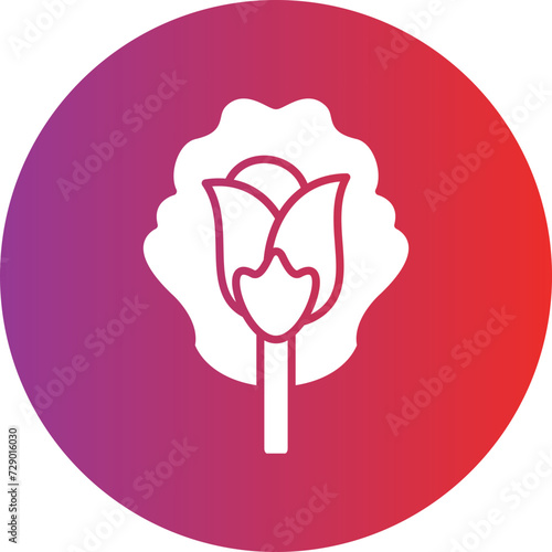 Pea Flower Icon Style