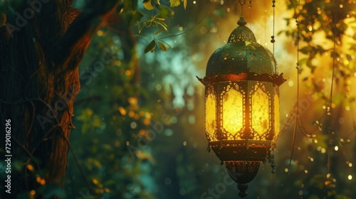 Radiant Ramadan Lantern, A Beautiful Symbol Illuminating the Holy Month with Elegance and Warmth. © MdImam