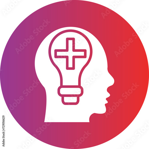 Positive Thinking Icon Style