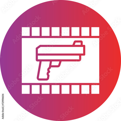 Action Film Icon Style
