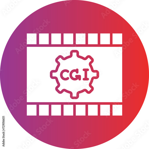 CGI Film Icon Style