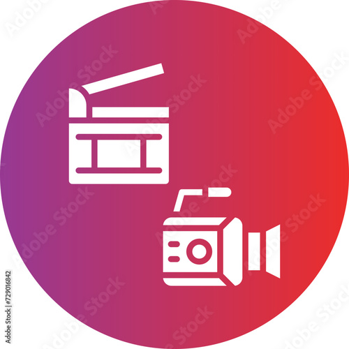 Film Set Icon Style
