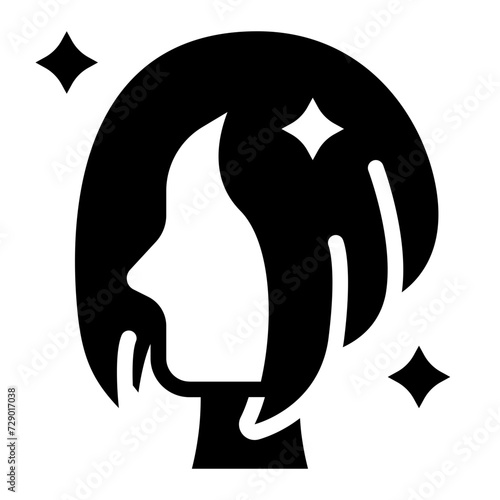 Beauty woman Hair icon