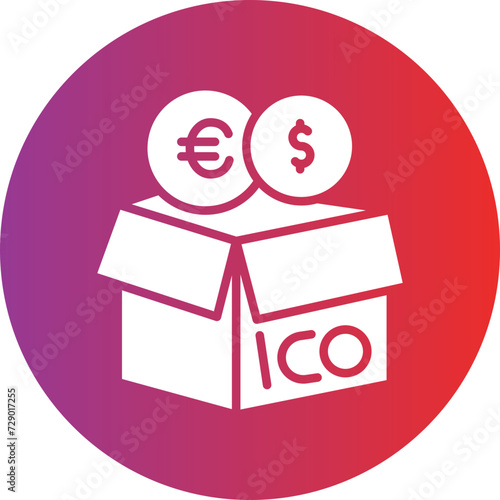 Initial Coin Offering Icon Style
