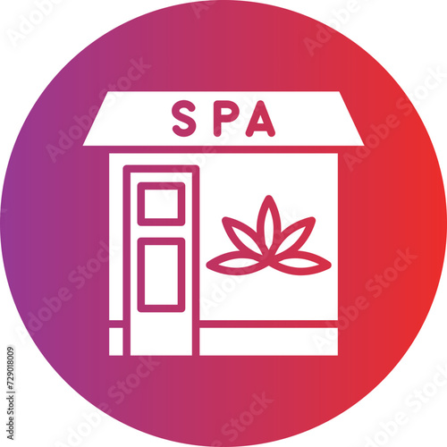 Spa Center Icon Style