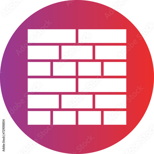 Brick Wall Icon Style