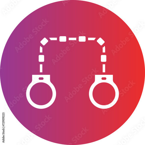 Handcuffs Icon Style