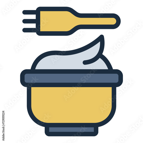 Hair Dye cream icon