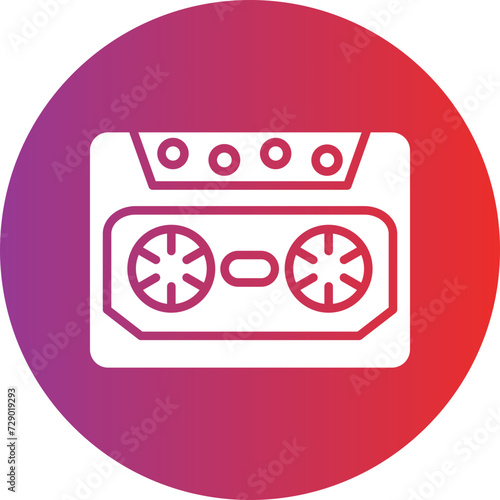 Cassette Icon Style