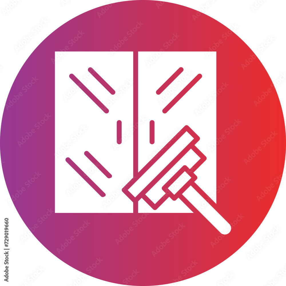 Glass Cleaning Icon Style Glass Cleaning Icon Style