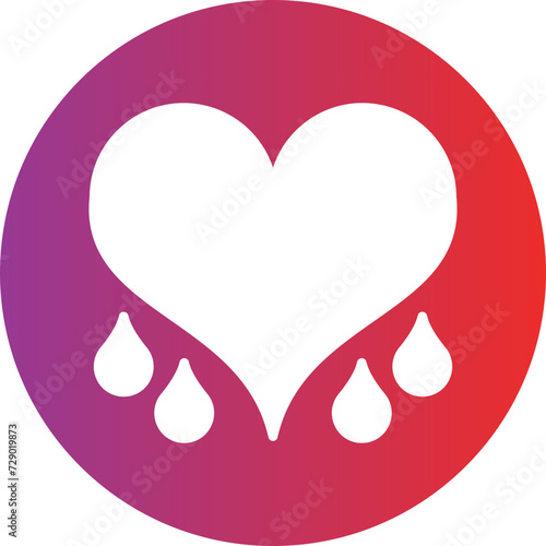 Bleeding Heart Icon Style
