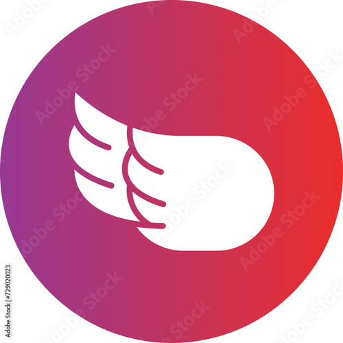 Left Wing Icon Style