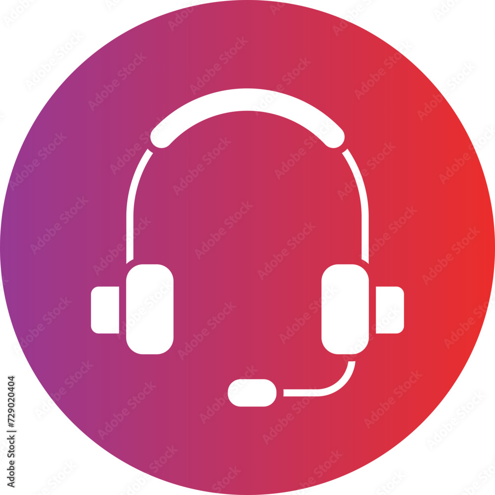 Headset Icon Style Headset Icon Style