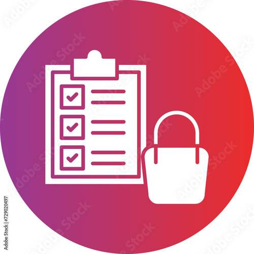 Shopping List Icon Style