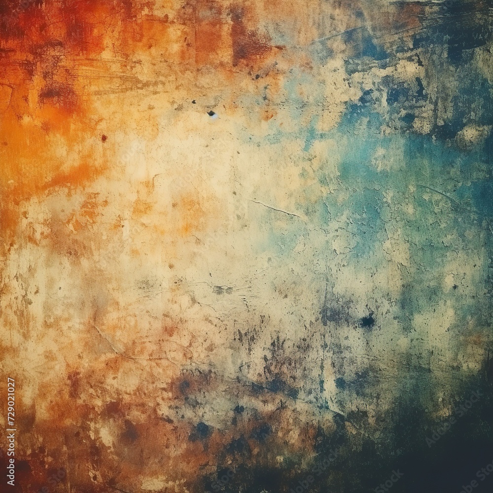colorful grungy wall textured background