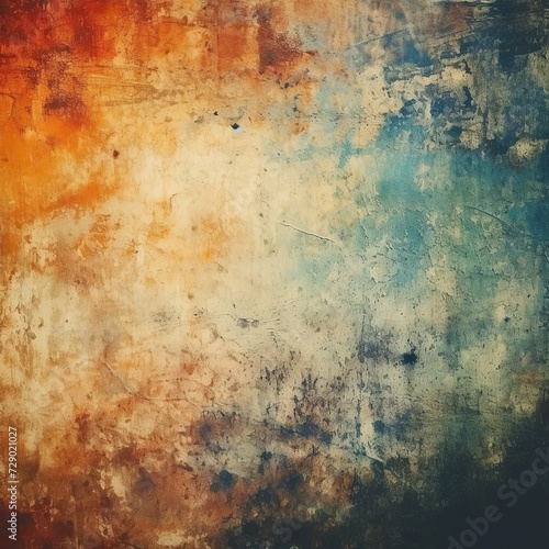 colorful grungy wall textured background