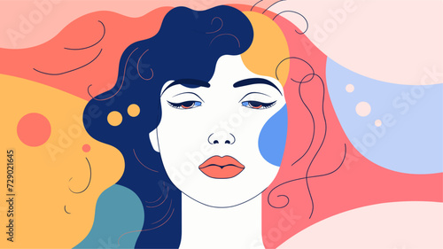 Vector background inspired by gender equality  incorporating fluid patterns  balanced colors  and empowering quotes for a visually dynamic and emotionally resonant composition celebrating equality.