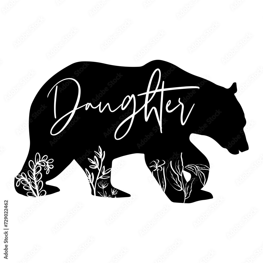 Obraz premium Daughter Bear