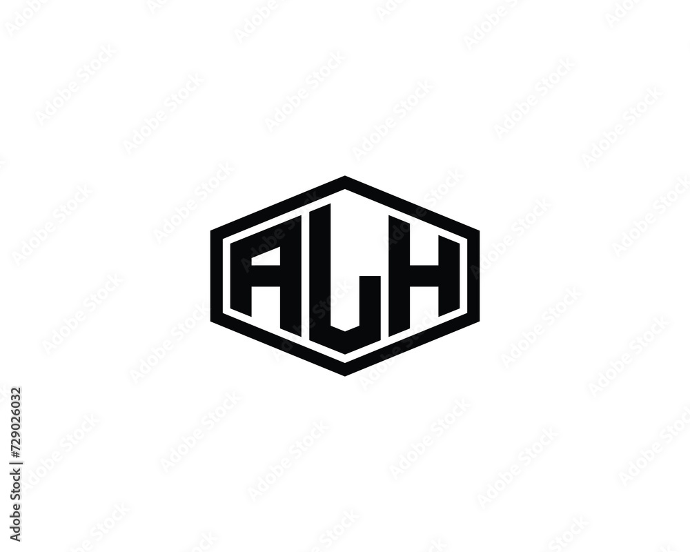 ALH Logo design vector template ALH Logo design vector template