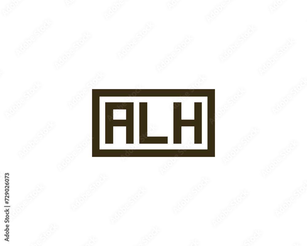 ALH Logo design vector template ALH Logo design vector template