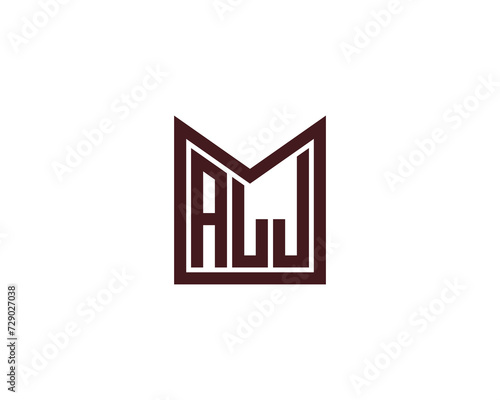 ALJ Logo design vector template